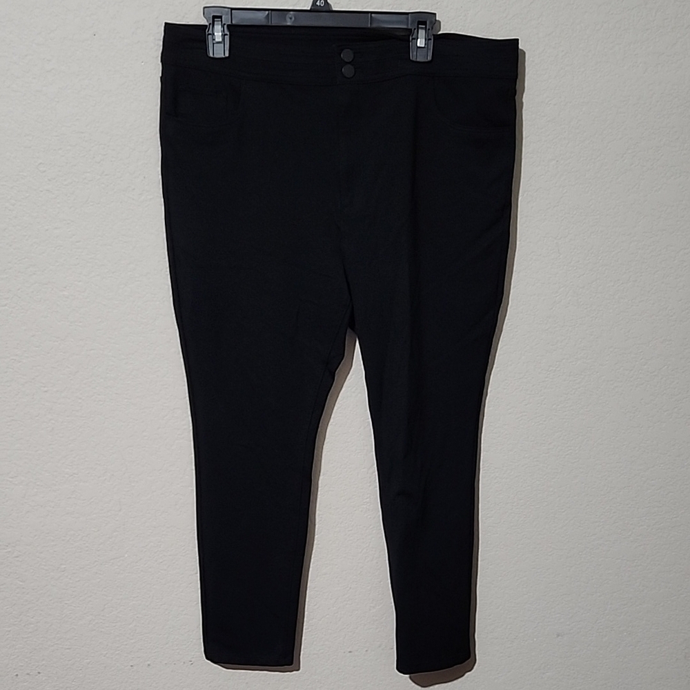 Ann Taylor Loft Pants Womens Size 16 Petite Factory Dress Pants Black Stretchy
